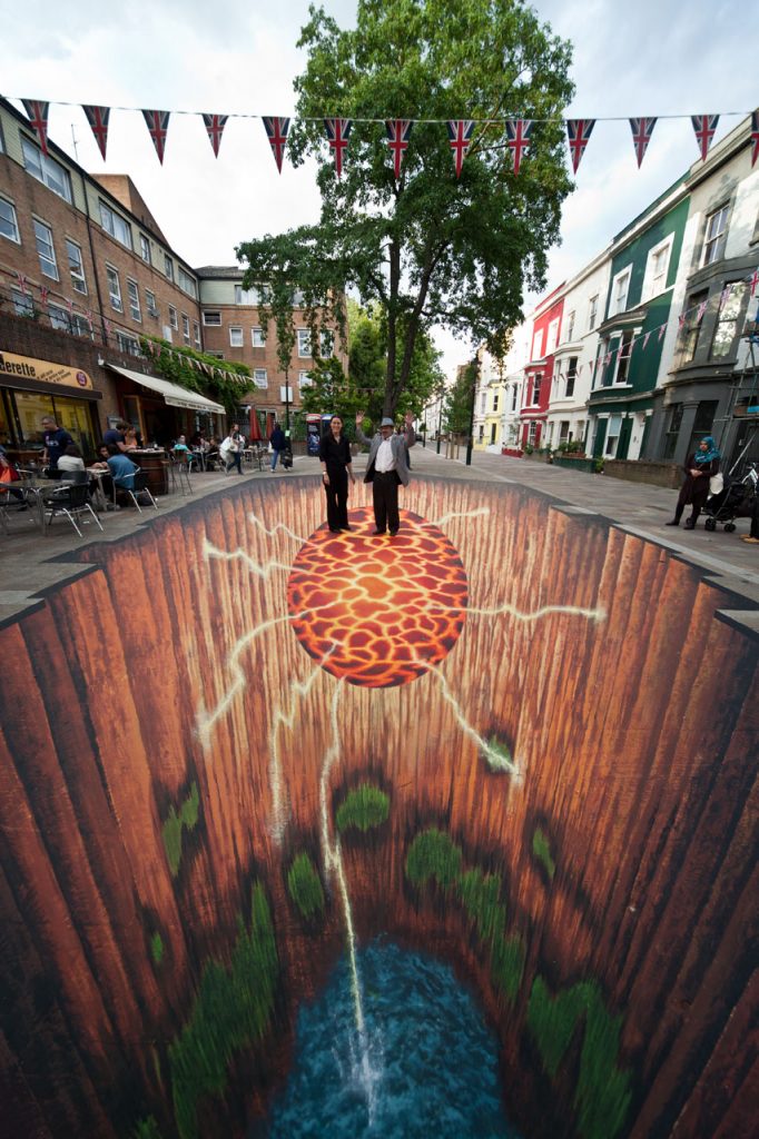 Sang Maestro Edgar Mueller : Pelukis Jalanan Dengan Berbagai Lukisan 3D Street